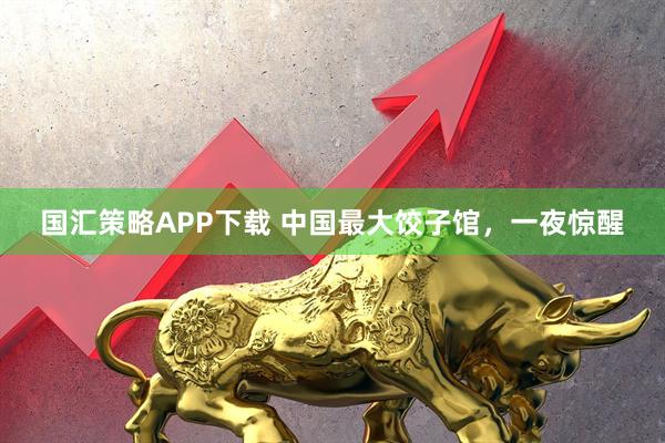 国汇策略APP下载 中国最大饺子馆，一夜惊醒